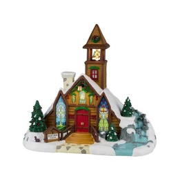 Lemax Bear Creek Chapel 45265 cappella illuminata