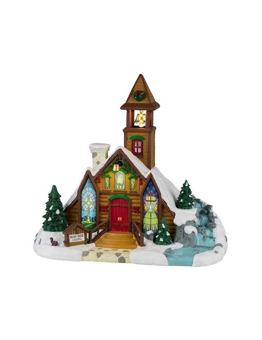 Lemax Bear Creek Chapel - Edificio Illuminato Collezione Vail Village - Cod. 45265