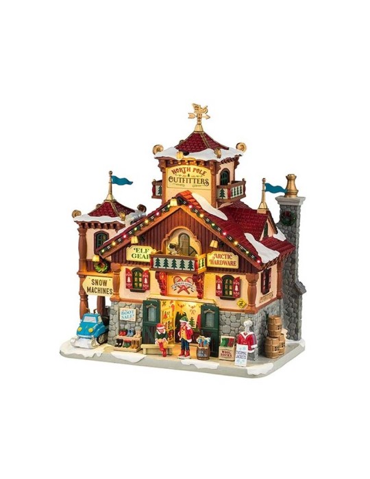 Lemax North Pole Outfitters - Edificio Illuminato in Resina - Cod. 45266