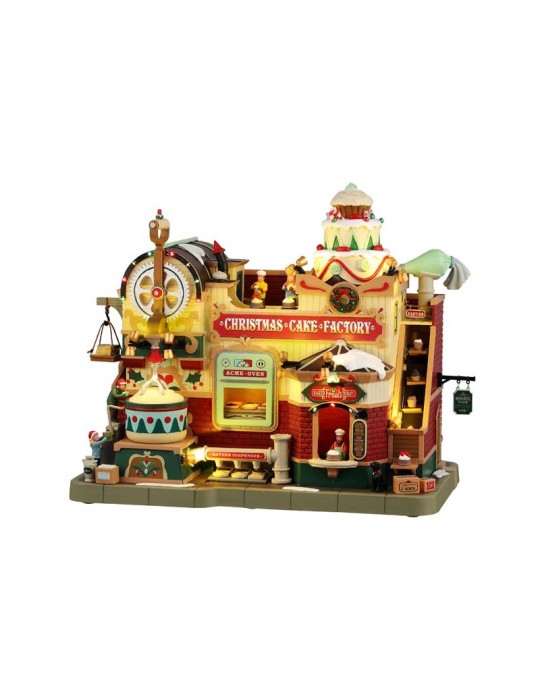 Lemax Christmas Cake Factory - Edificio in Movimento con Luci e Musica - Cod. 45268