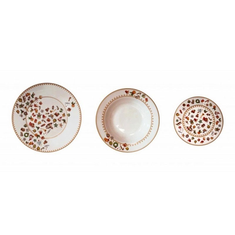 TAVOLA 18 PZ CHICCHI E BALOCCHI BIANCO