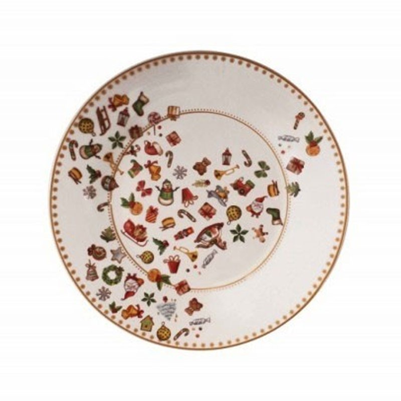 TAVOLA 18 PZ CHICCHI E BALOCCHI BIANCO