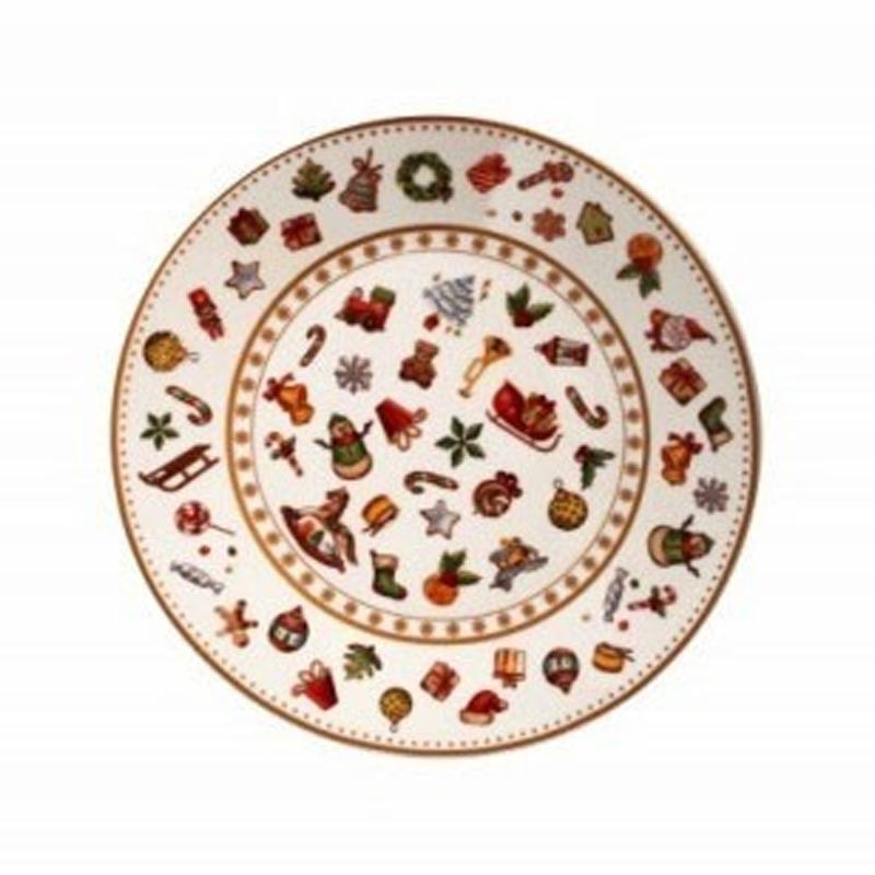 TAVOLA 18 PZ CHICCHI E BALOCCHI BIANCO