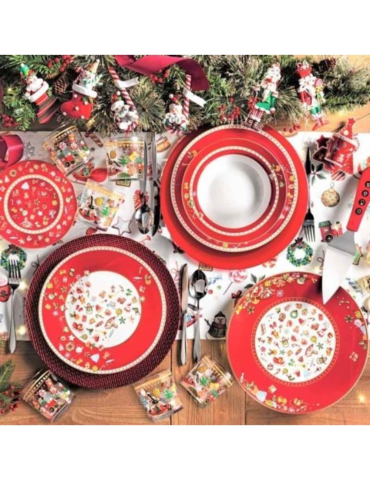 Servizio Tavola 18 Pezzi Chicchi e Balocchi...