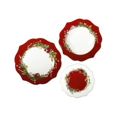 TAVOLA 18 PZ CAROL NEW BONE CHINA