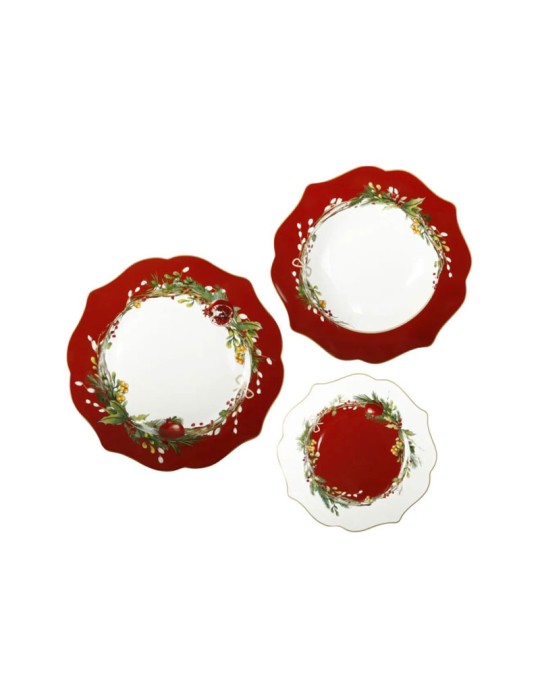 TAVOLA 18 PZ CAROL NEW BONE CHINA