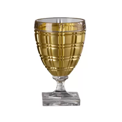 SET 6 CALICI WINSTON VINO ORO