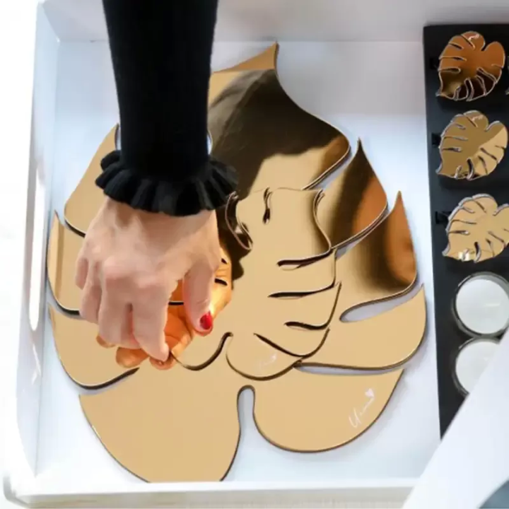 Unicae Set da tavola Box Gold con sottopiatti e segnaposto