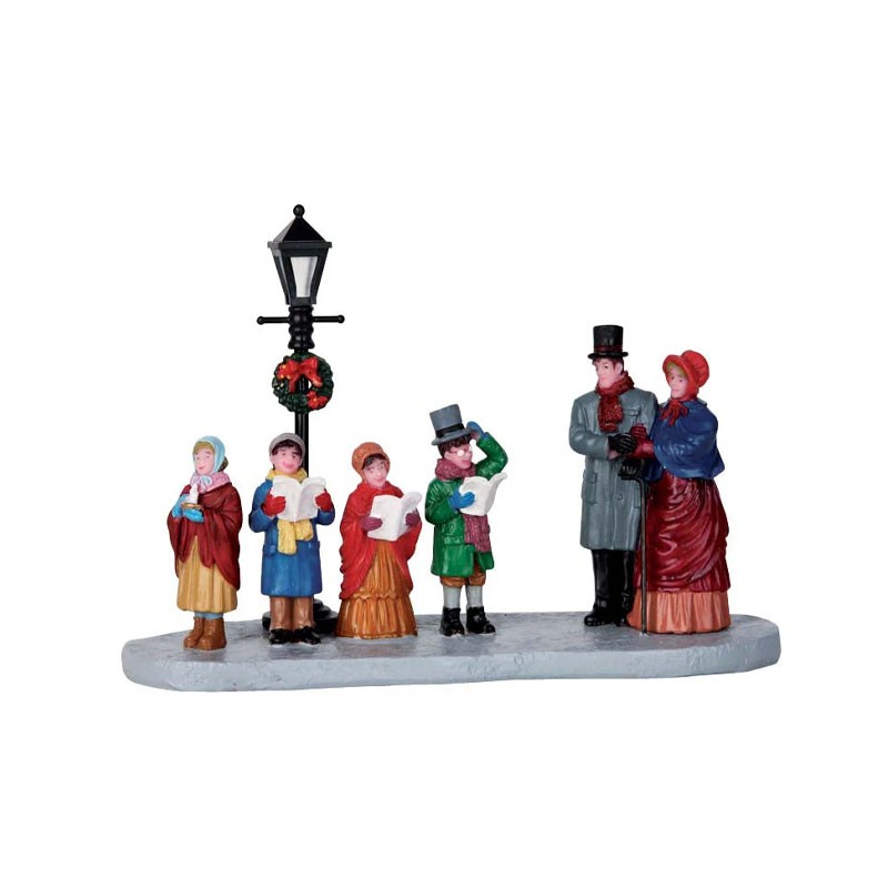 Lemax Street Lamp Serenade - Scena Natalizia Illuminata in Resina - Cod. 63272
