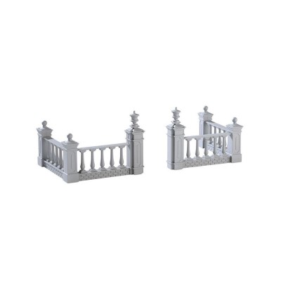 Lemax Plaza Fence - Set di 4 Recinzioni per Villaggi Cod....