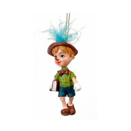Vetur Pinocchio in poliresina alto 10 cm
