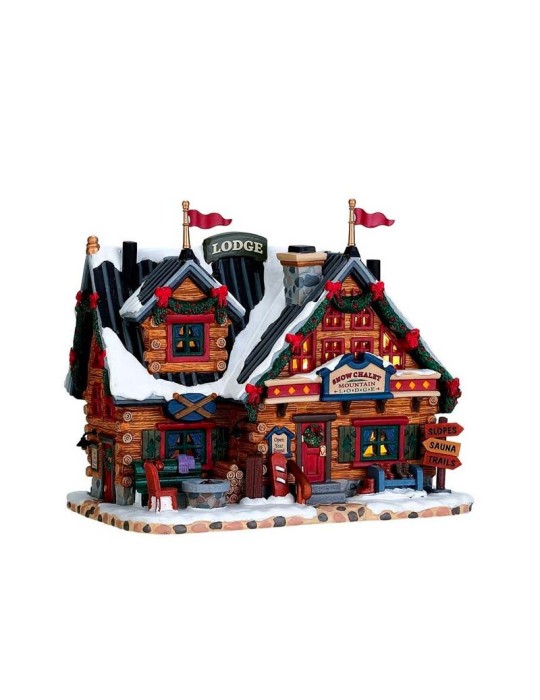 Lemax Apres-Ski Lodge - Edificio Illuminato in Porcellana Collezione Vail Village - Cod. 75201