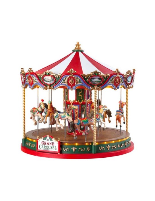 Lemax The Grand Carousel - Giostra Carosello Animata con Luci e Suoni