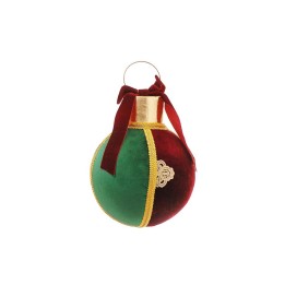 Vetur Palla di Natale burgundy e verde Ø 16,5 cm