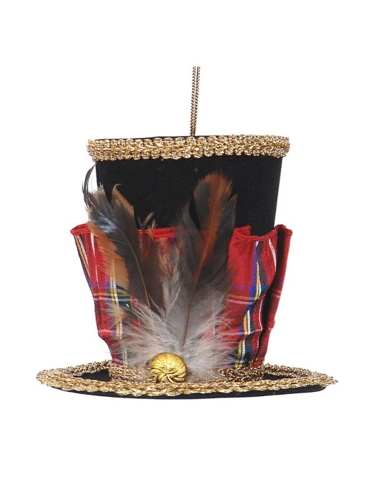 CAPPELLO NERO/ROSO 11.5 CM 