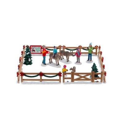REINDEER PETTING ZOO, SET OF 17