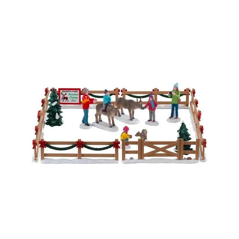 REINDEER PETTING ZOO, SET OF 17