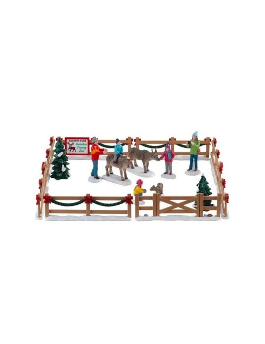 REINDEER PETTING ZOO, SET OF 17