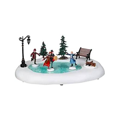 Lemax Winter Skating - Pista di Pattinaggio Animata con...