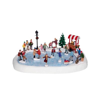 Lemax Village Skating Pond with Sound - Laghetto...