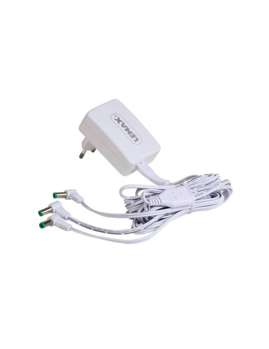 Lemax Alimentatore 4.5V a 3 Uscite Bianco - Cavo Fisso Multi-Output - Cod. 94564