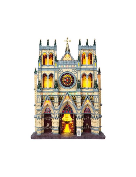Lemax St. Patrick's Cathedral - Facciata Illuminata da Collezione (Cod. 95916)