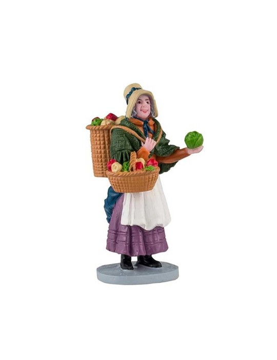 Lemax Vegetable Vendor - Statuina in Resina Venditore di Verdure Cod. 42317