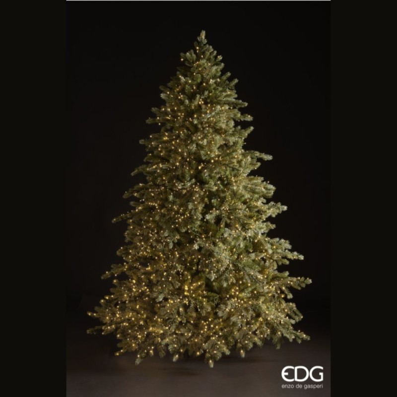 Albero di Natale Pino Argentato H 180 cm con...