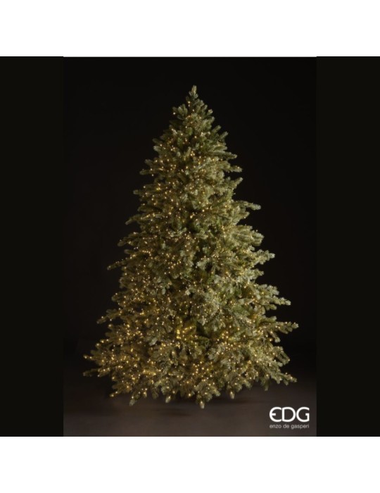 Albero di Natale Pino Argentato H 180 cm con...