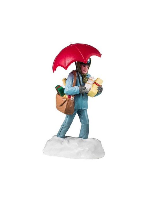 Lemax Snowy Delivery - Personaggi Natalizi Decorativi in Resina (cm 8,4h)