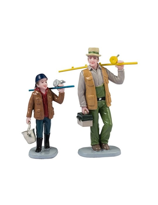 Tempo di pesca – Set di 2 personaggi – Collezione Vail Village – Lemax