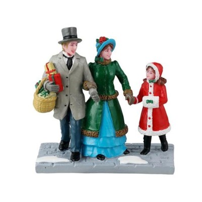 Lemax Christmas Eve Shopping - Statuina in Resina Cod. 42315