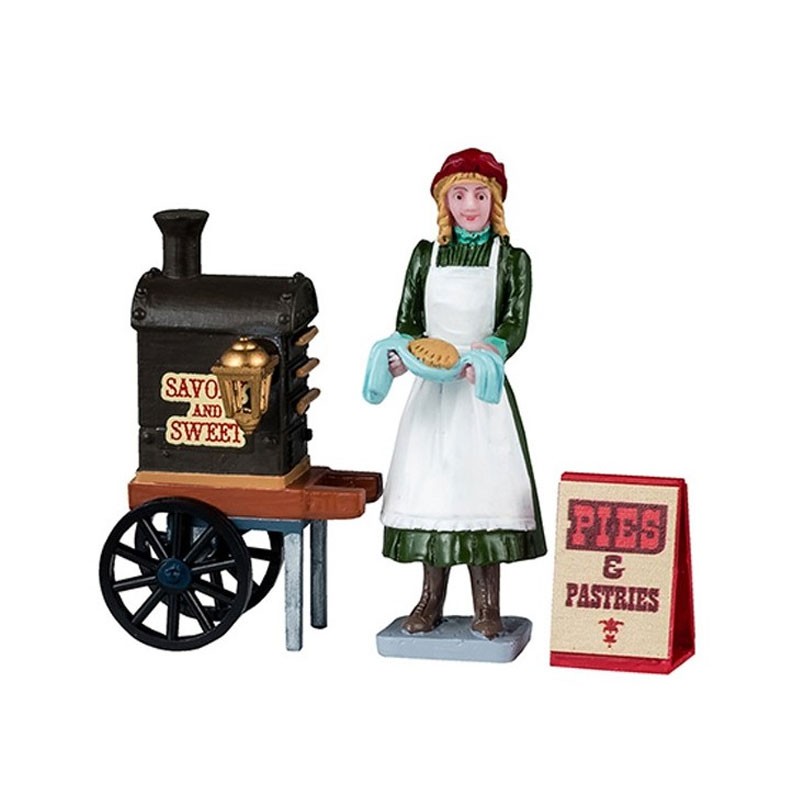 Lemax Savory & Sweet Pies & Pastries Set of 3 - Miniature Decorative Natalizie (cm 6,4h)
