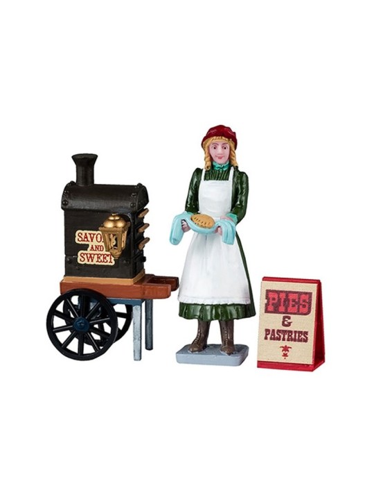 Lemax Savory & Sweet Pies & Pastries Set of 3 - Miniature Decorative Natalizie (cm 6,4h)
