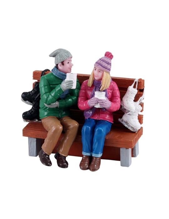 Lemax Hot Cocoa Drinkers - Set Personaggi in Resina Cod. 12046