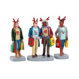 Lemax Girls Christmas Shopping Trip 12026