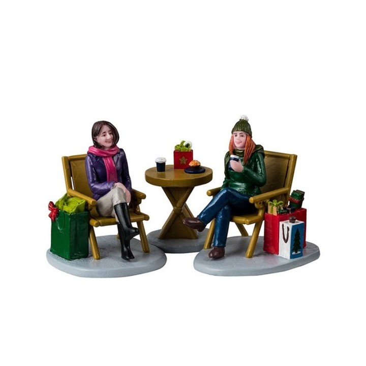 Lemax Christmas Shopping Break 42350 set di 3 personaggi