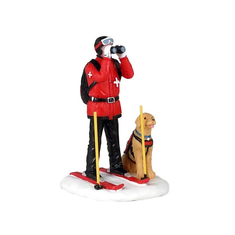 Lemax Ski Patrol - Personaggio Natalizio Decorativo da Collezione (cm 7,8h)