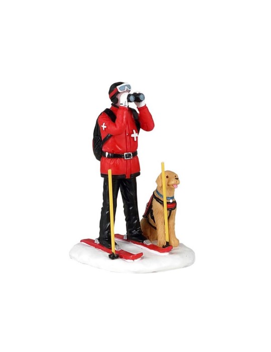 Lemax Ski Patrol - Personaggio Natalizio Decorativo da Collezione (cm 7,8h)