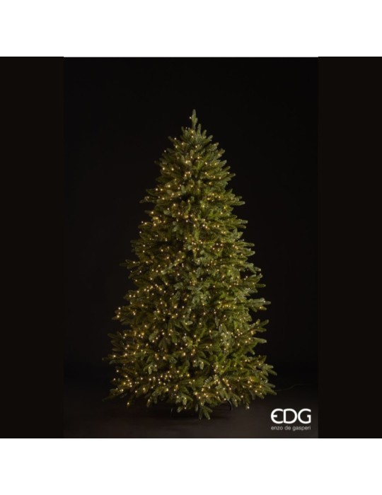Albero di Natale Pino Cristallo H 180 cm con...