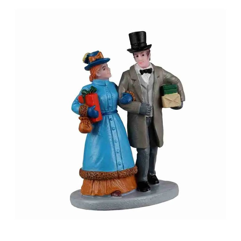 Lemax Christmas Shopping Date - Statuina Natalizia Cod. 22144