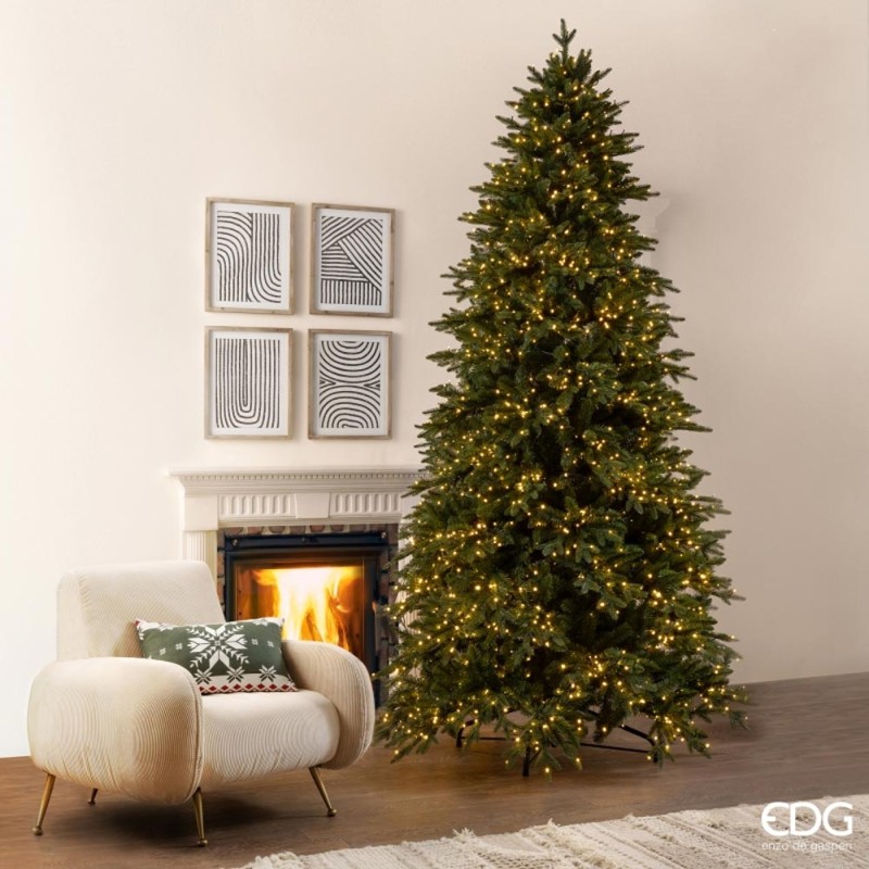 Albero di Natale Pino Cristallo EDG H.300 cm con 3800 MiniLED Integrati