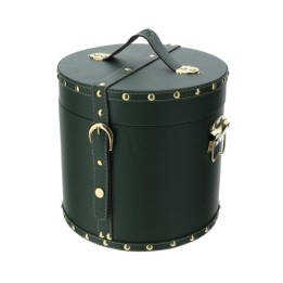 Hervit Creations Cappelliera MDF ed ecopelle Ø 32 cm