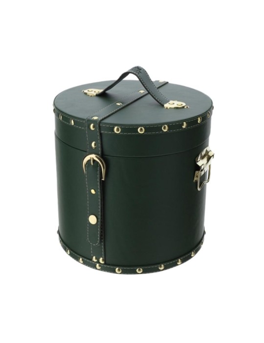 CAPPELLIERA MDF/ECOPELLE DIA.32XH35CM