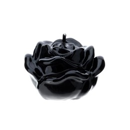 Hervit Creations Candela a rosa nera laccata Ø 10 cm