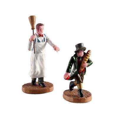 Lemax Artful Dodger 02947 – Set di 2 Statuine in Resina...