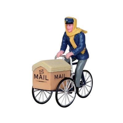 Lemax Mail Delivery Cycle 22054 – Statuina in Resina...