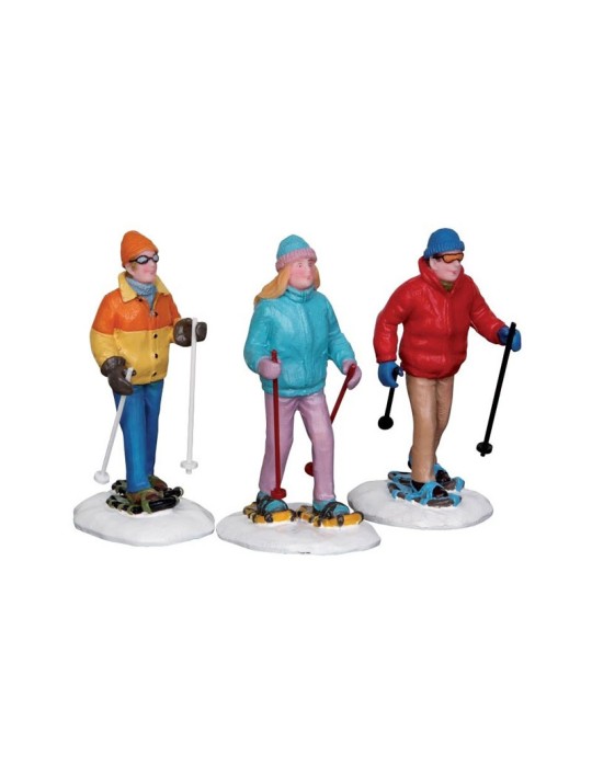 Escursionisti con le ciaspole – Set 3 personaggi – Lemax Vail Village