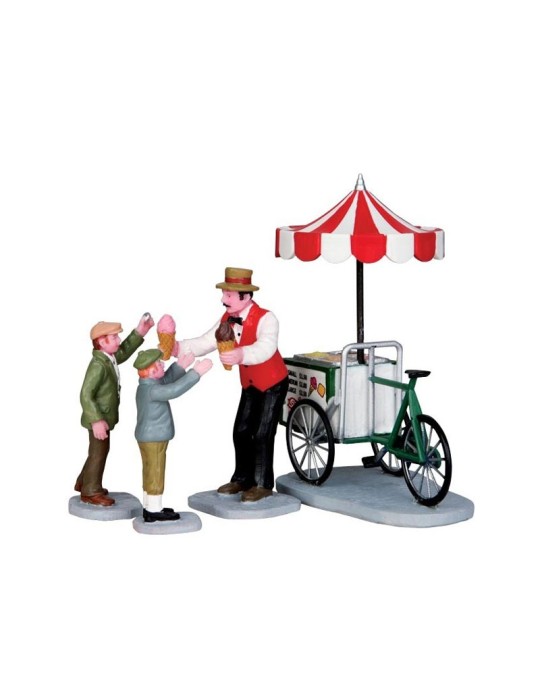Lemax Gelato Cart Set of 4 (Caddington Village) - Cod. 32139