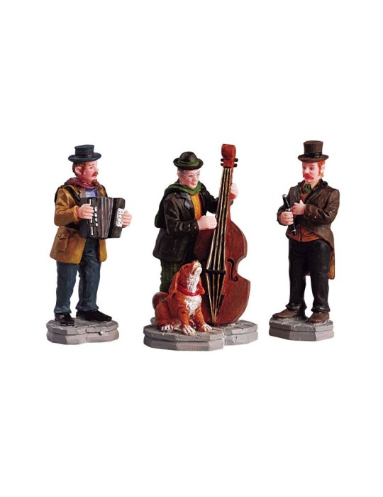 Lemax Streetside Trio - Set di 3 Personaggi da Collezione - Cod. 52035